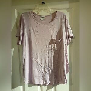 Arula Blush Purple Short Sleeve Tee